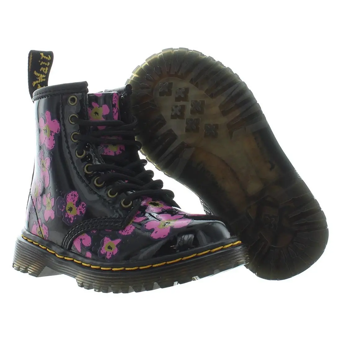 Dr. Martens 1460 Boot Infant/toddler Shoes Size 10 Color: Black/floral