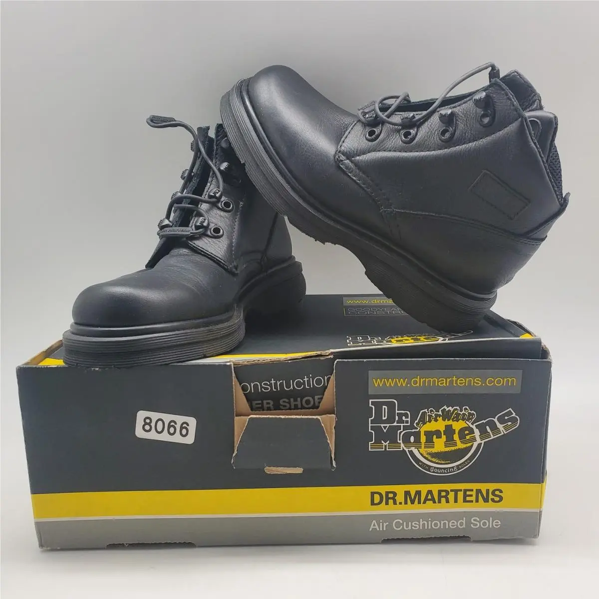 Dr. Martens Men`s Black Argon 8066 Y2K Sole Grooved Welt Boots UK 5 EU 38 US 6