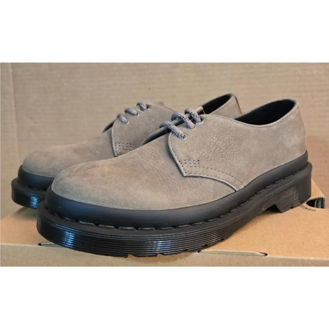 Dr. Martens 1461 Milled Nubuck Oxford 6 Women/5 Men Nickle Grey 31131059