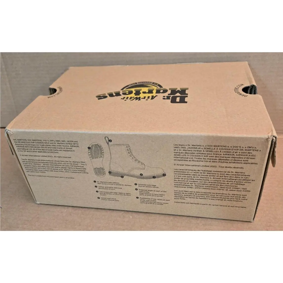 Dr. Martens shoes - Dr. Martens 1461 - Martens - Nickle Grey (UPC: 190665602357) 8
