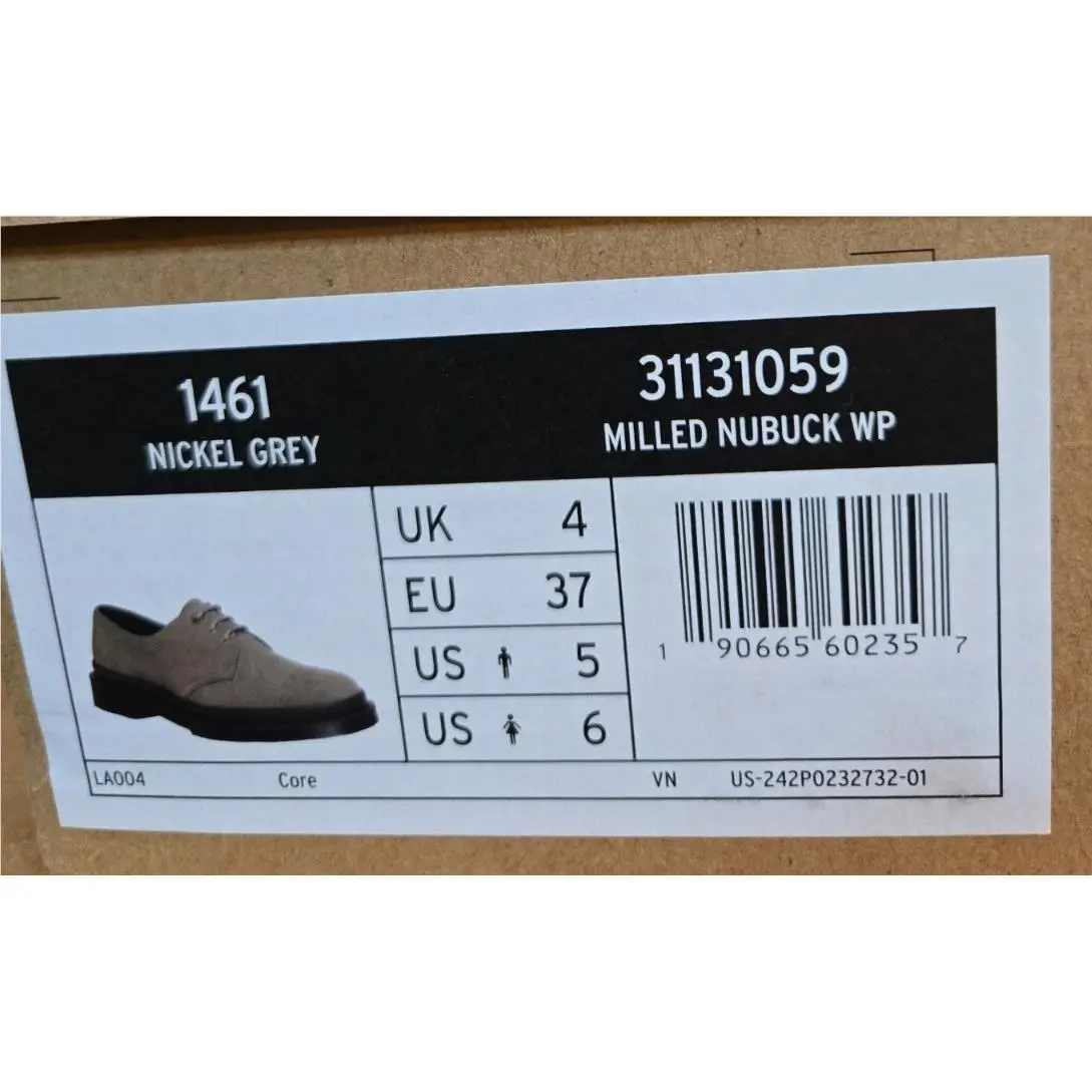 Dr. Martens shoes - Dr. Martens 1461 - Martens - Nickle Grey (UPC: 190665602357) 6