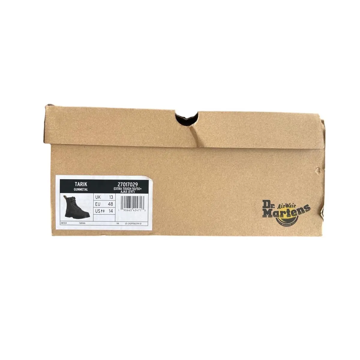 Dr. Martens Tarik Gunmetal Extra Tough 50/50 Ajax Utility Boots 27017029 Mens 14