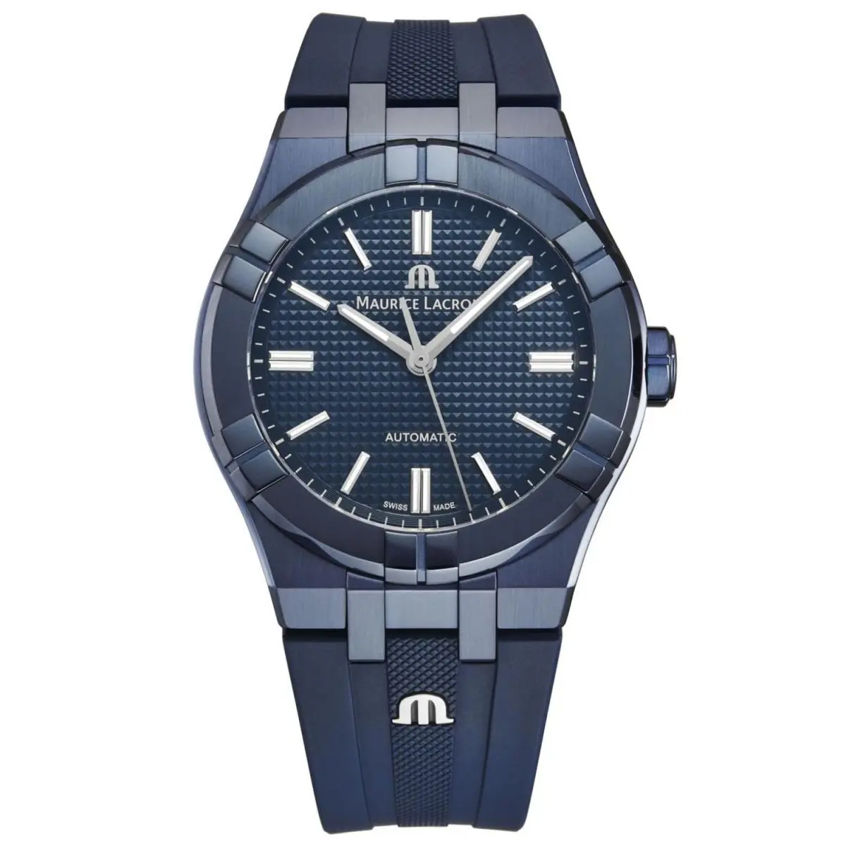 Maurice Lacroix AI6007-PVC00-430-4 Men`s Aikon Blue Dial Automatic Watch