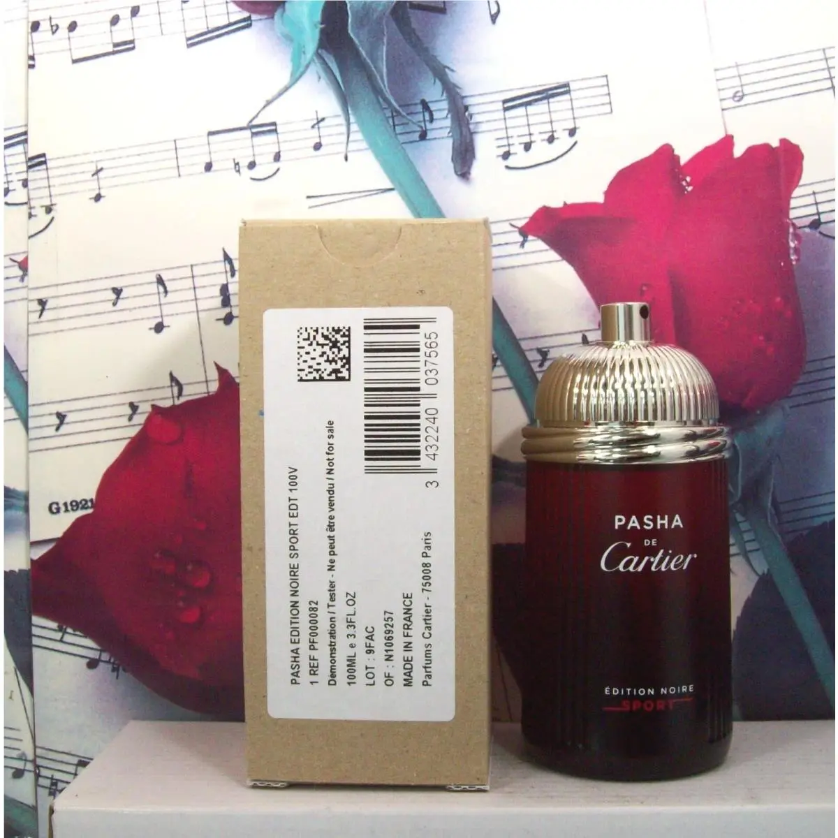Pasha De  Edition Noire Sport 3.3 Oz. Edt Spray. Ntwb by Cartier