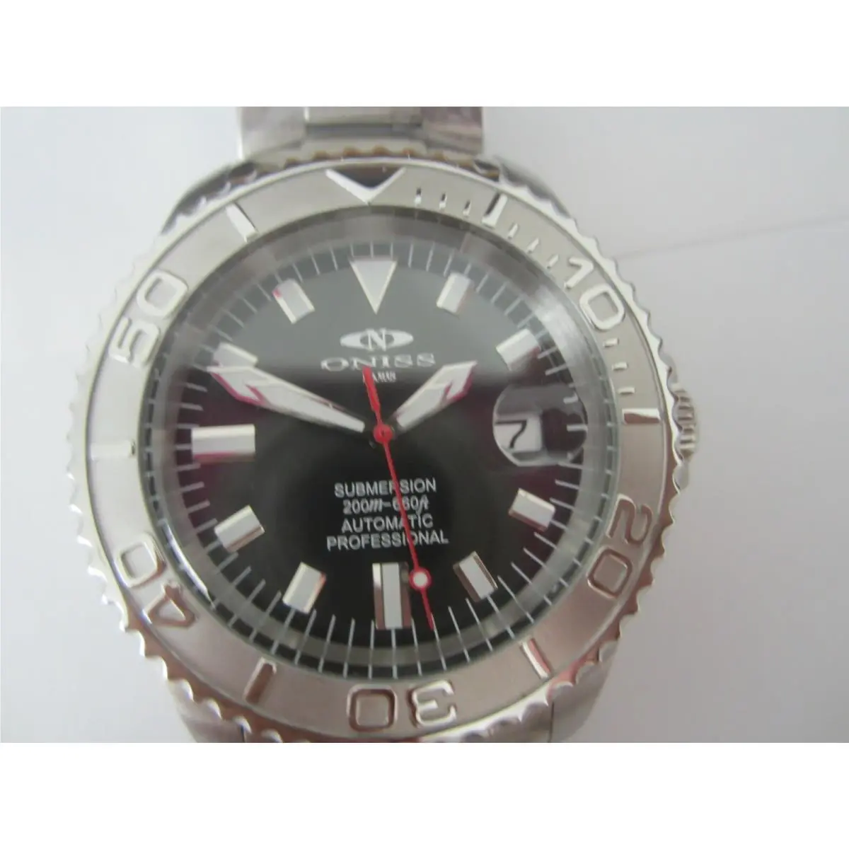 Submersion Men`s Watch Automatic Professional ON5515-11 Blk by Oniss
