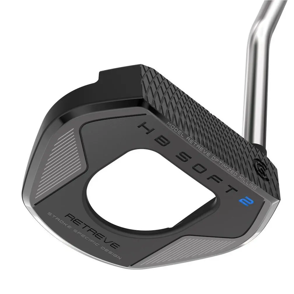 Cleveland Golf LH HB Soft 2 Black Putter Model Retreve 34 Oversize Grip