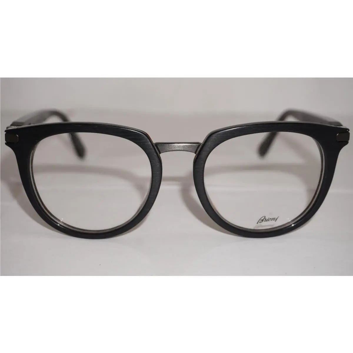Eyeglasses Black Gunmetal BR00060A 001 52 20 145 by Brioni