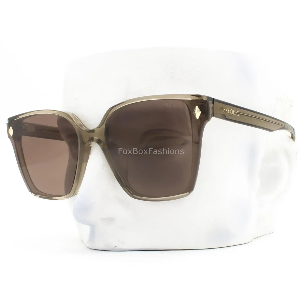 Jimmy Choo Sunglasses Glasses Transparent Brown JC 5016D 5051/73 with Case