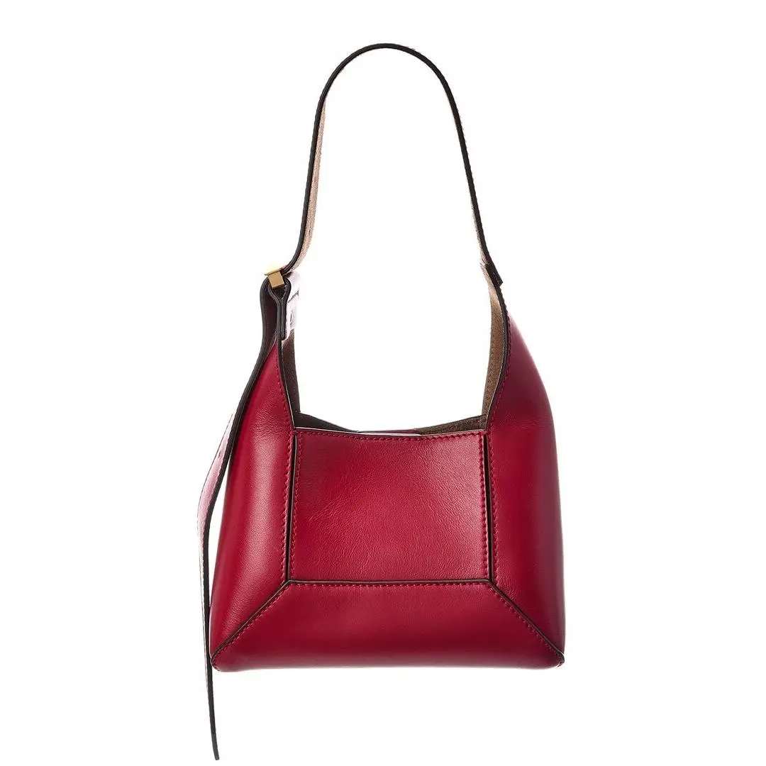 Jimmy Choo Diamond Small Leather Hobo Bag Women`s Red