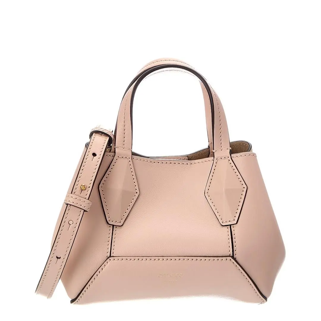 Jimmy Choo Diamond Xs Leather Tote Women`s Pink