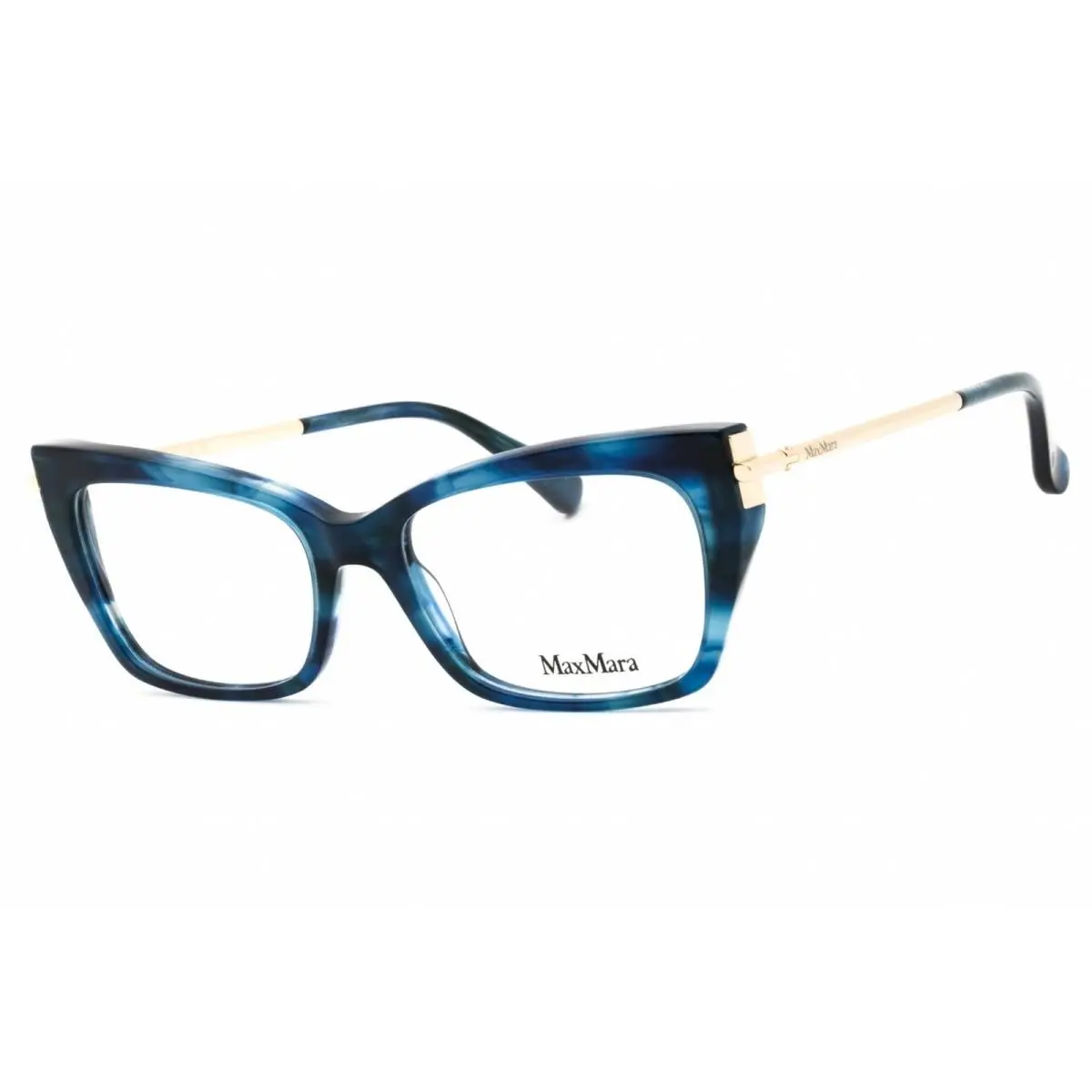 Women`s Eyeglasses Blue/other Acetate Cat Eye Full Rim Frame MM5137 092 by Max Mara