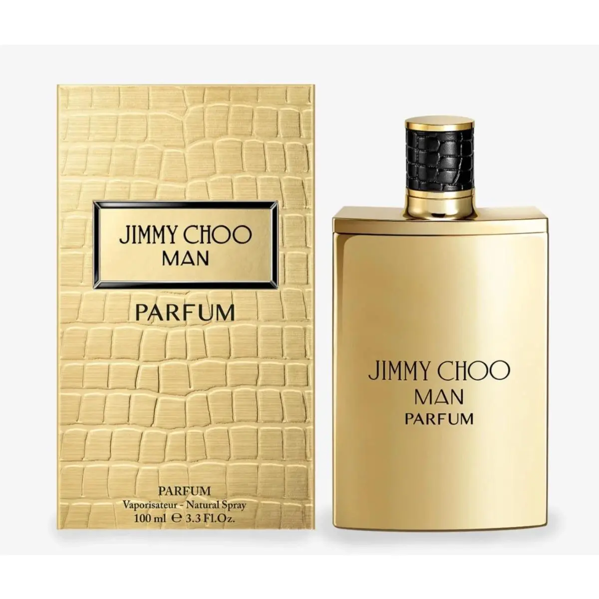 2026-JIMMY Choo Man Gold PARFUM-SPRAY-3.3 OZ-100 Ml-authentic-made IN France