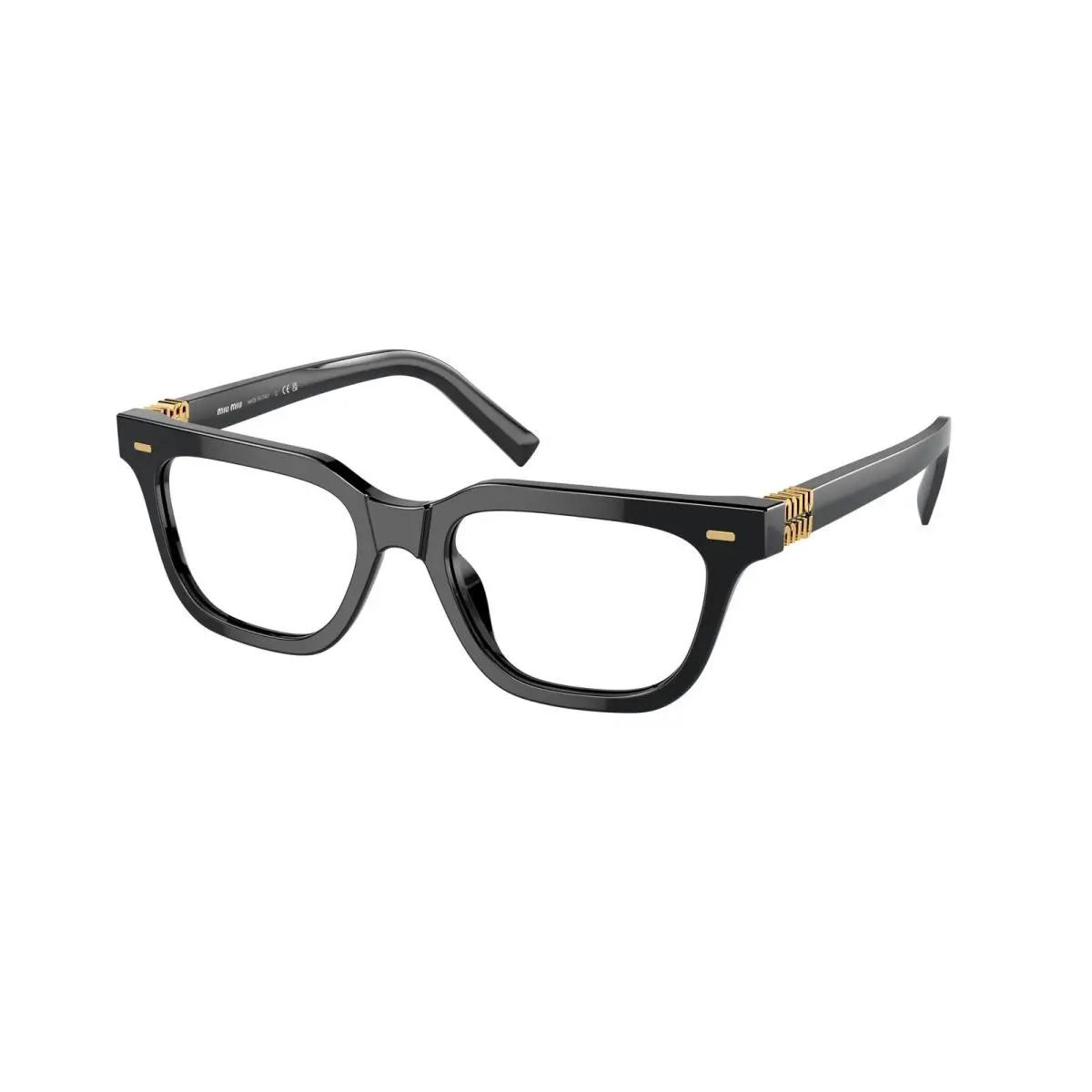 Miu Miu 07XV Eyeglasses 16K1O1 Black