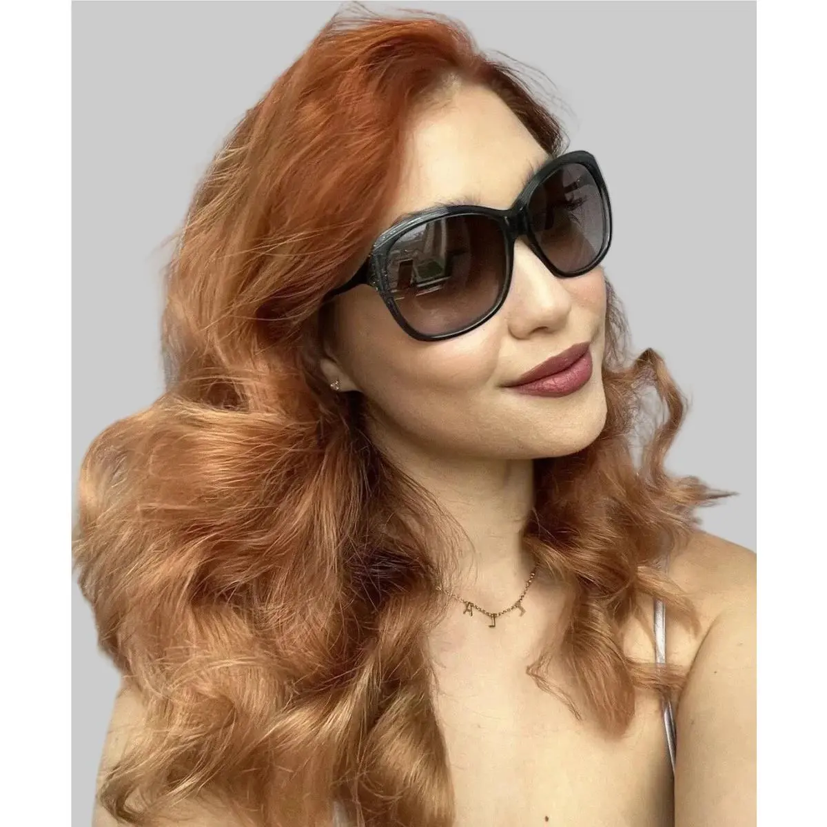 Jimmy Choo Annette/s Yhn Blue Glitter Gradient Women`s Sunglasses X24
