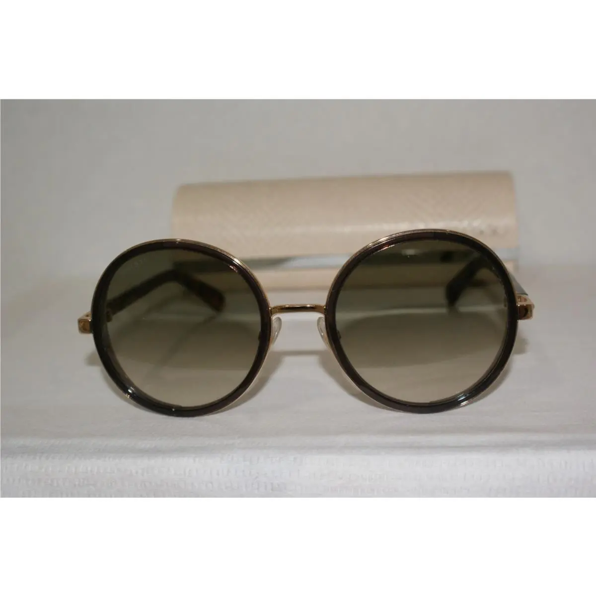 Jimmy Choo Sunglasses Andie Rosegold/brown J7G 54-21 W Origin Case