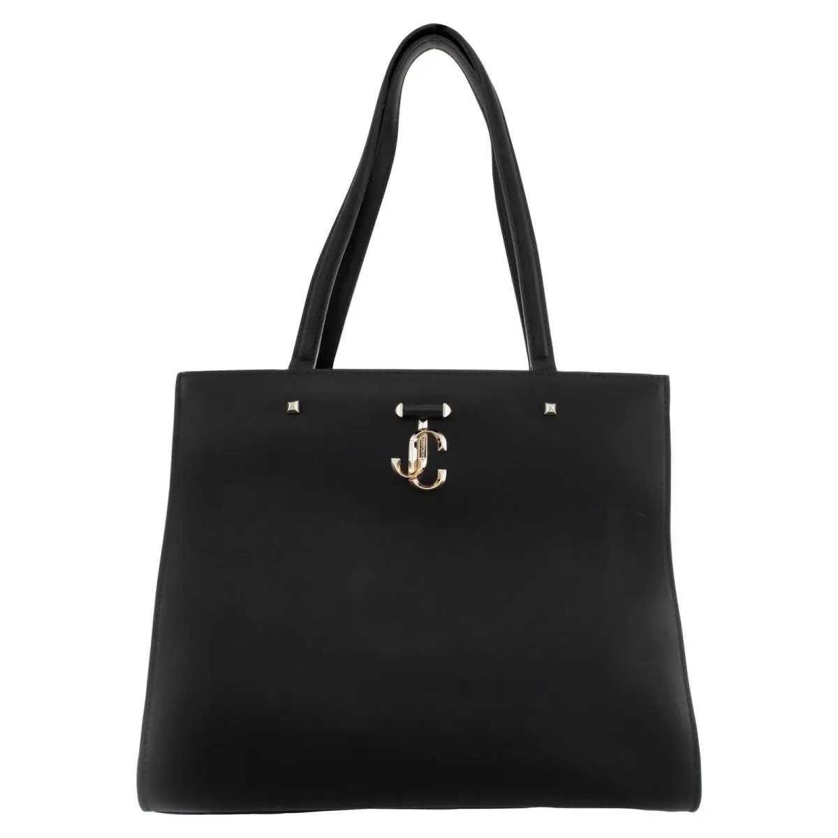 Jimmy Choo Avenue Leather Tote Bag 221AVENUE Tote Bag Daw Black/light Gold