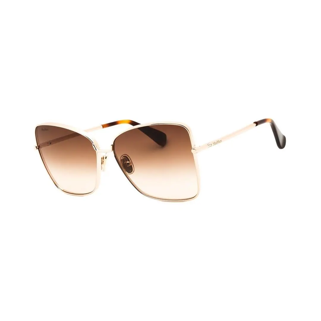 Women`s Mm0097 59Mm Sunglasses Women`s Metallic by Max Mara