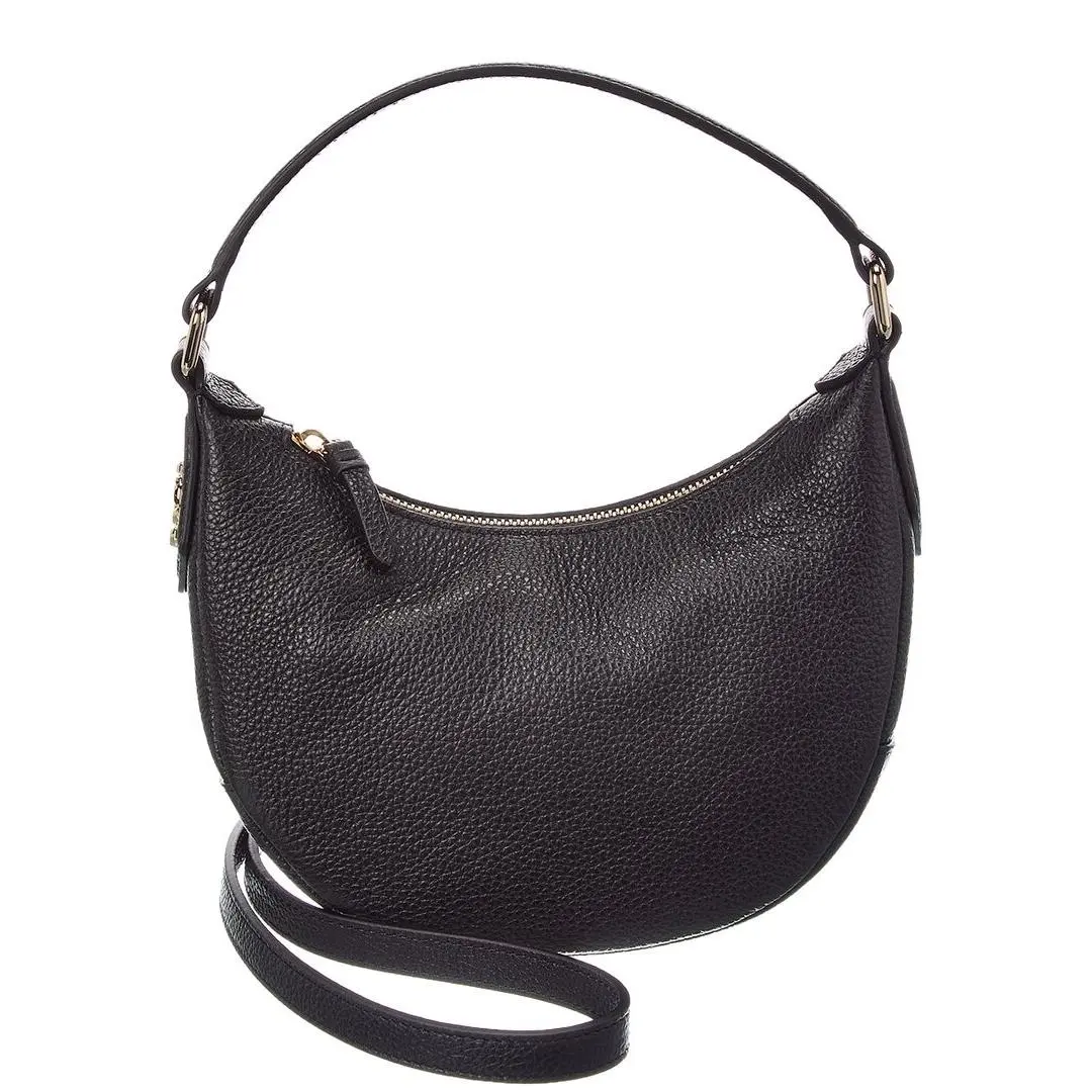 Jimmy Choo Bets Small Leather Hobo Bag Women`s Black