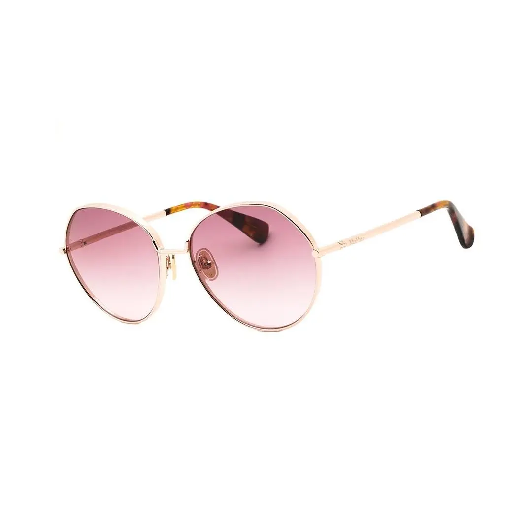 Women`s Mm0096 57Mm Sunglasses Women`s Metallic by Max Mara