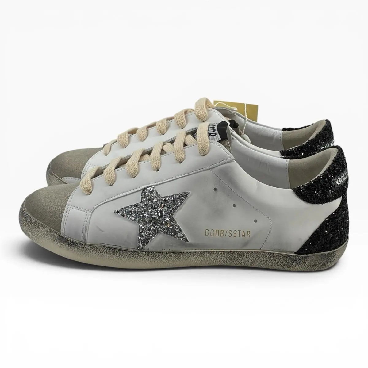 Golden Goose shoes - Golden Goose Super-Star - ggdb/sstar - White, Blue, Silver 0