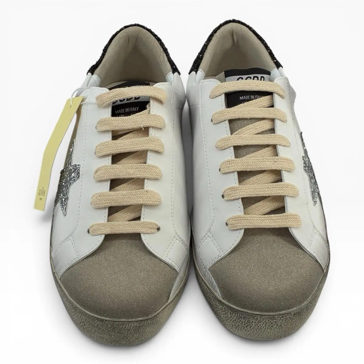 Golden Goose shoes - Golden Goose Super-Star - ggdb/sstar - White, Blue, Silver 2