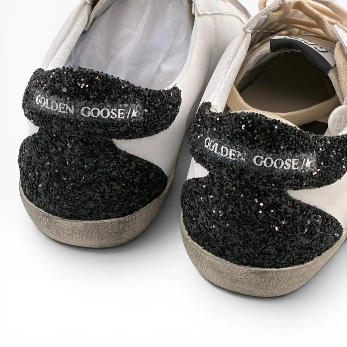 Golden Goose shoes - Golden Goose Super-Star - ggdb/sstar - White, Blue, Silver 5