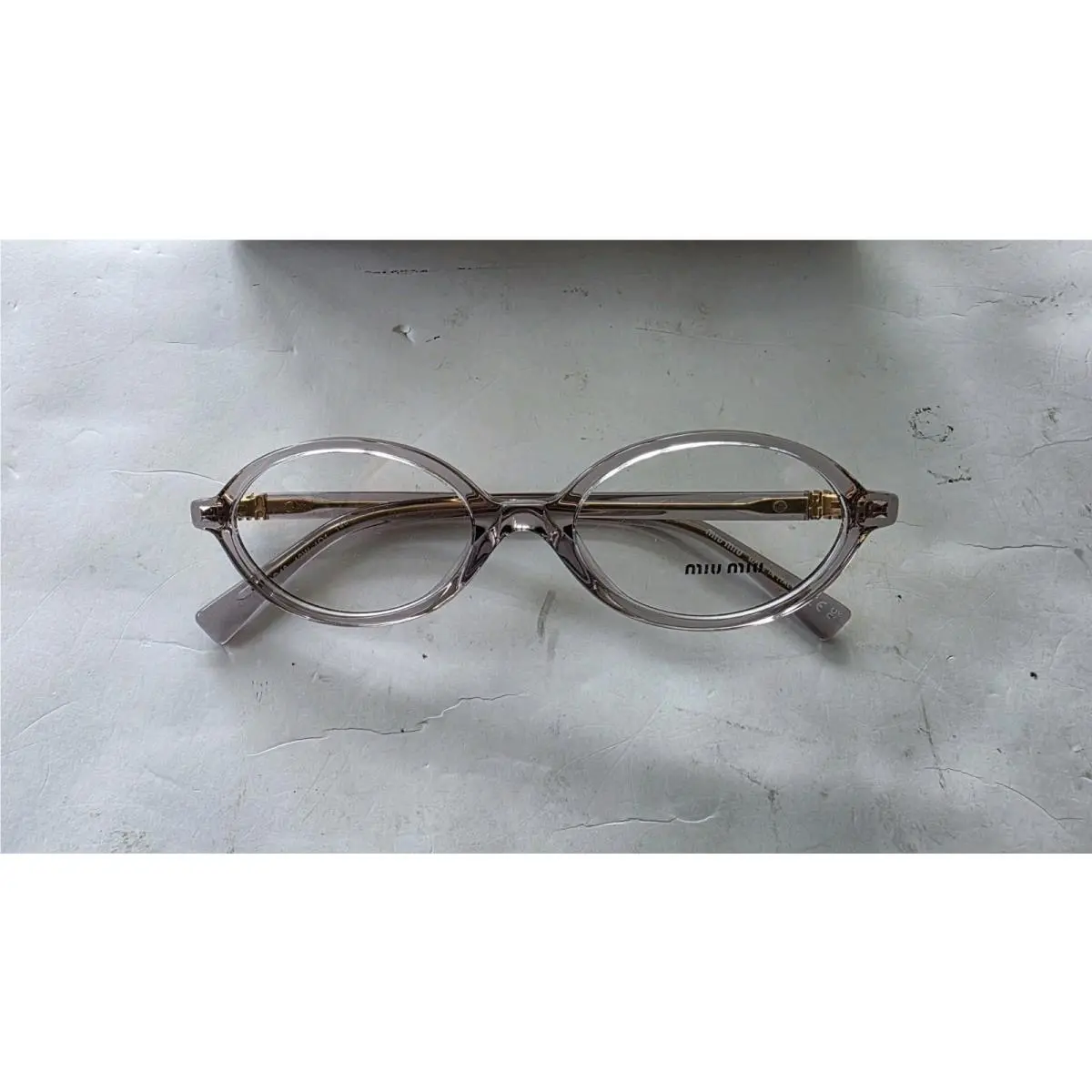 Miu Miu Women Eye Glass Frame Vmu 01X/12W101 Mauve Transparent