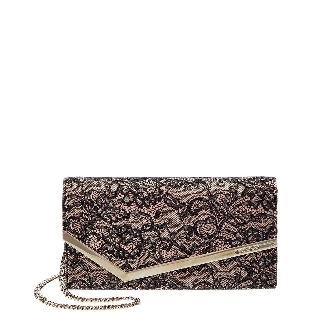 Jimmy Choo Emme Leather Clutch Women`s