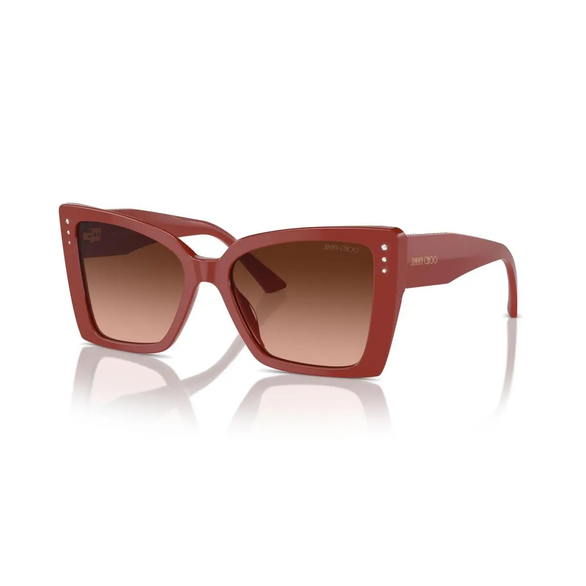Jimmy Choo 5001B Sunglasses 50135M Red