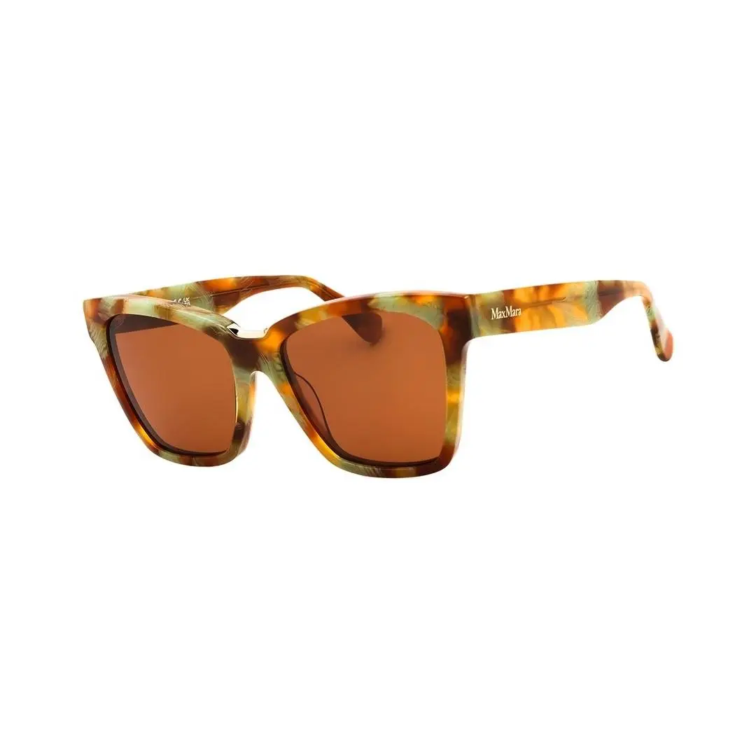 Women`s Mm0089 55Mm Sunglasses Women`s Brown by Max Mara