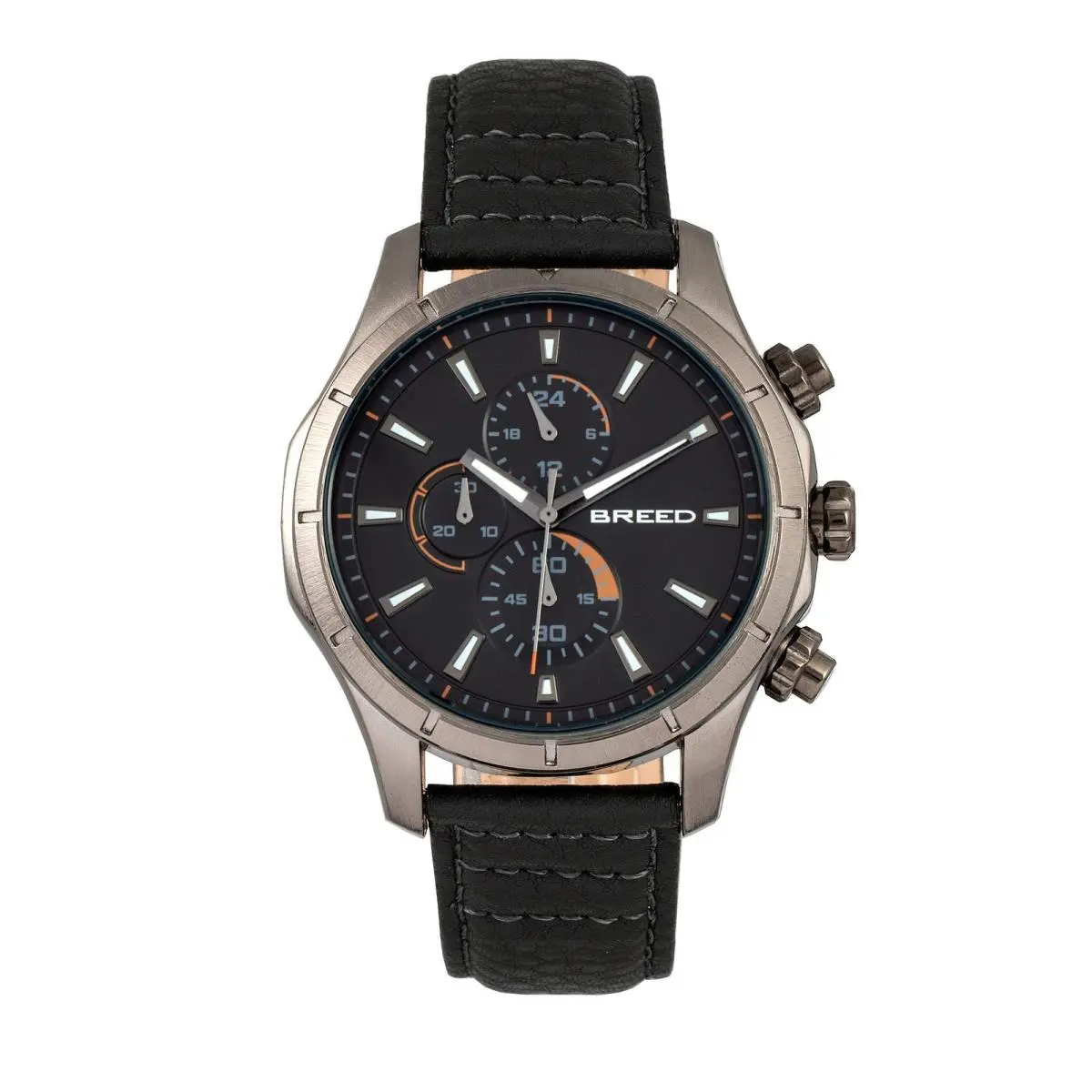 Breed Lacroix Gunmetal/black Charcoal Dial Wristwatch BRD6804