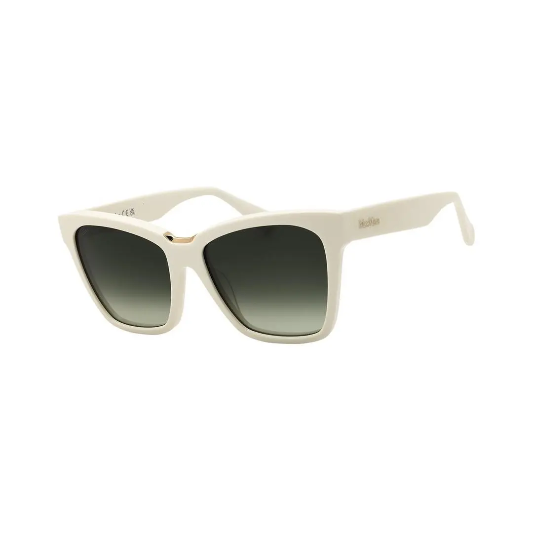 Women`s Mm0089 55Mm Sunglasses Women`s White by Max Mara