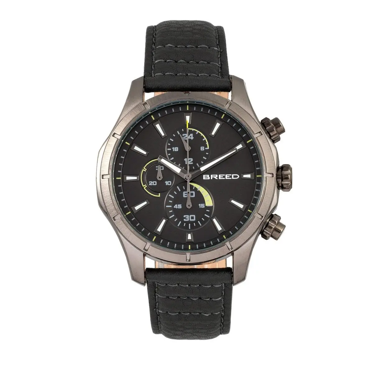 Breed Lacroix Gunmetal/charcoal Charcoal Dial Wristwatch BRD6806
