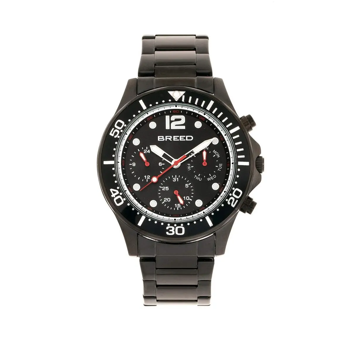 Breed Pegasus Black Black Dial Wristwatch BRD8105