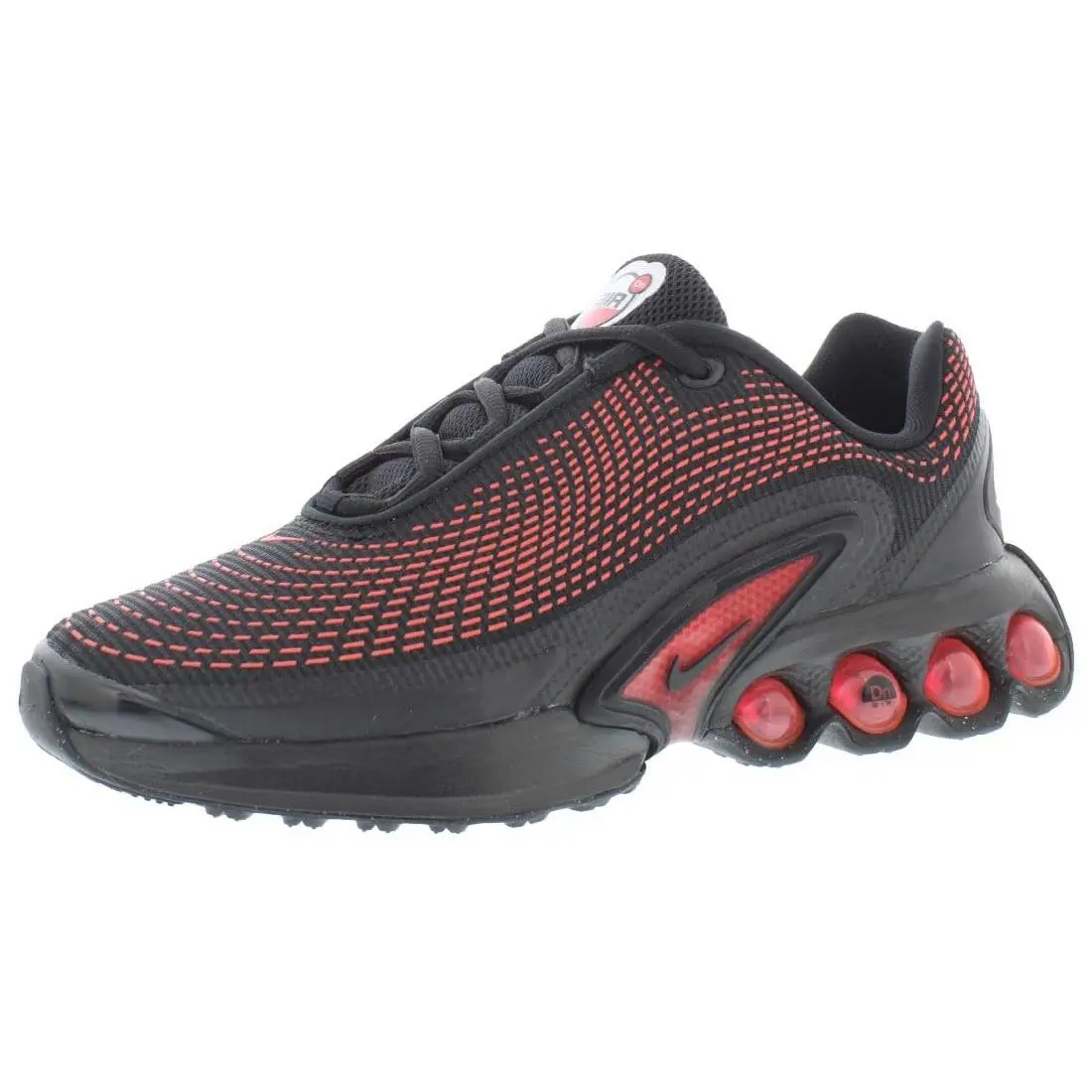 Nike Air Max Dn Big Kids` Shoes FB8987-006 Black/black/bright Crimson/black