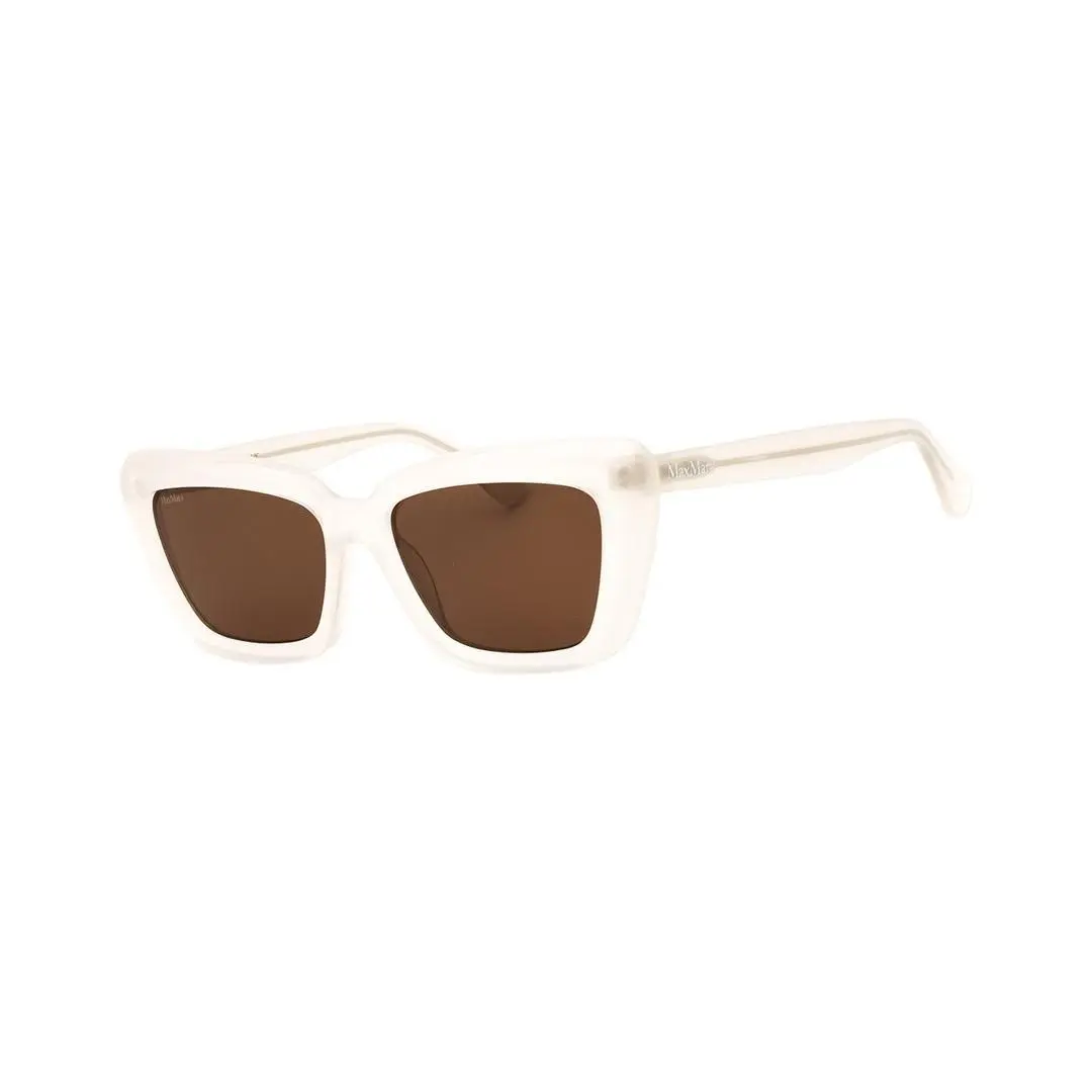 Women`s Mm0171 54Mm Sunglasses Women`s White by Max Mara