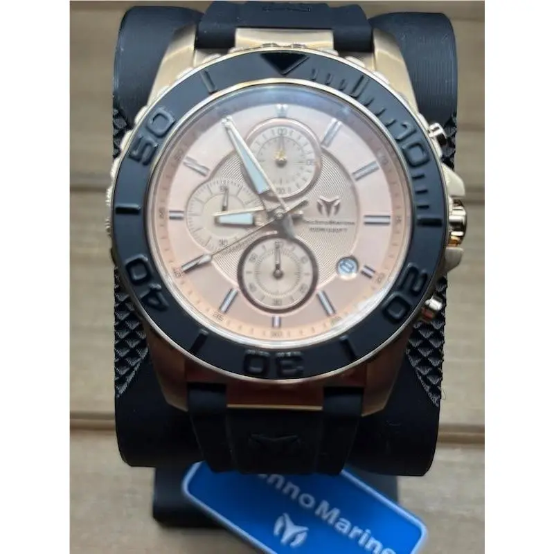 Technomarine Sea Grace Men`s Watch 45mm Rose Gold TM-725001 by TechnoMarine