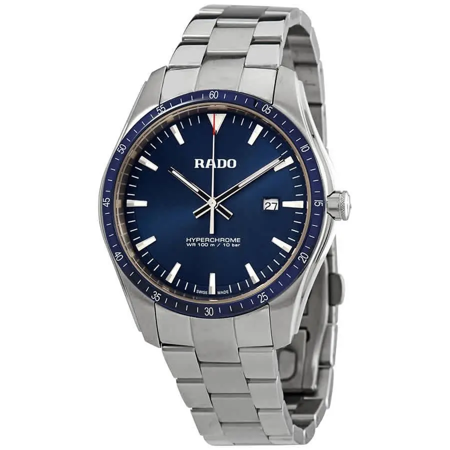 Hyperchrome Blue Dial Men`s Watch R32502203 by Rado