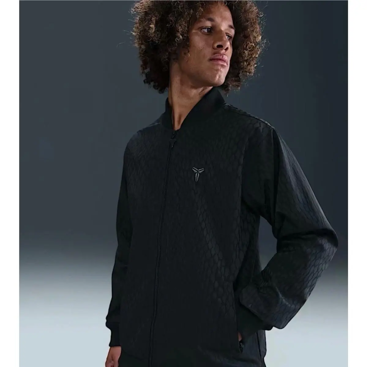 Size Large Tall XL Tall - Nike Kobe Black Bomber Venomenom Jacket IM4862-010