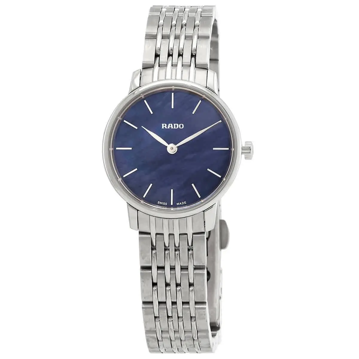 Rado Coupole Classic Quartz Blue Mop Dial Ladies Watch R22897913