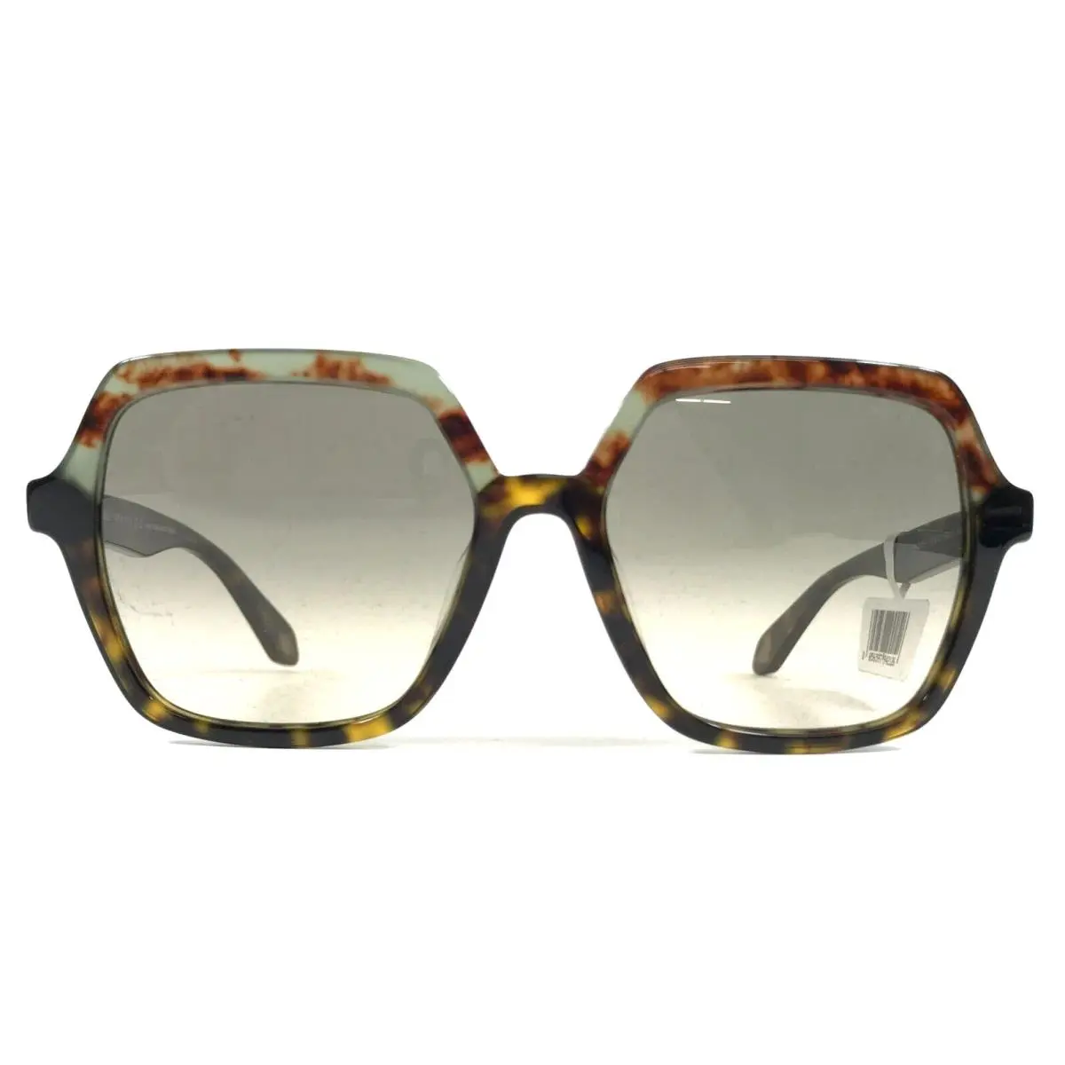 Sunglasses AR8193-U 5879/32 Havana Green with Clear Gradient Gray by Giorgio Armani