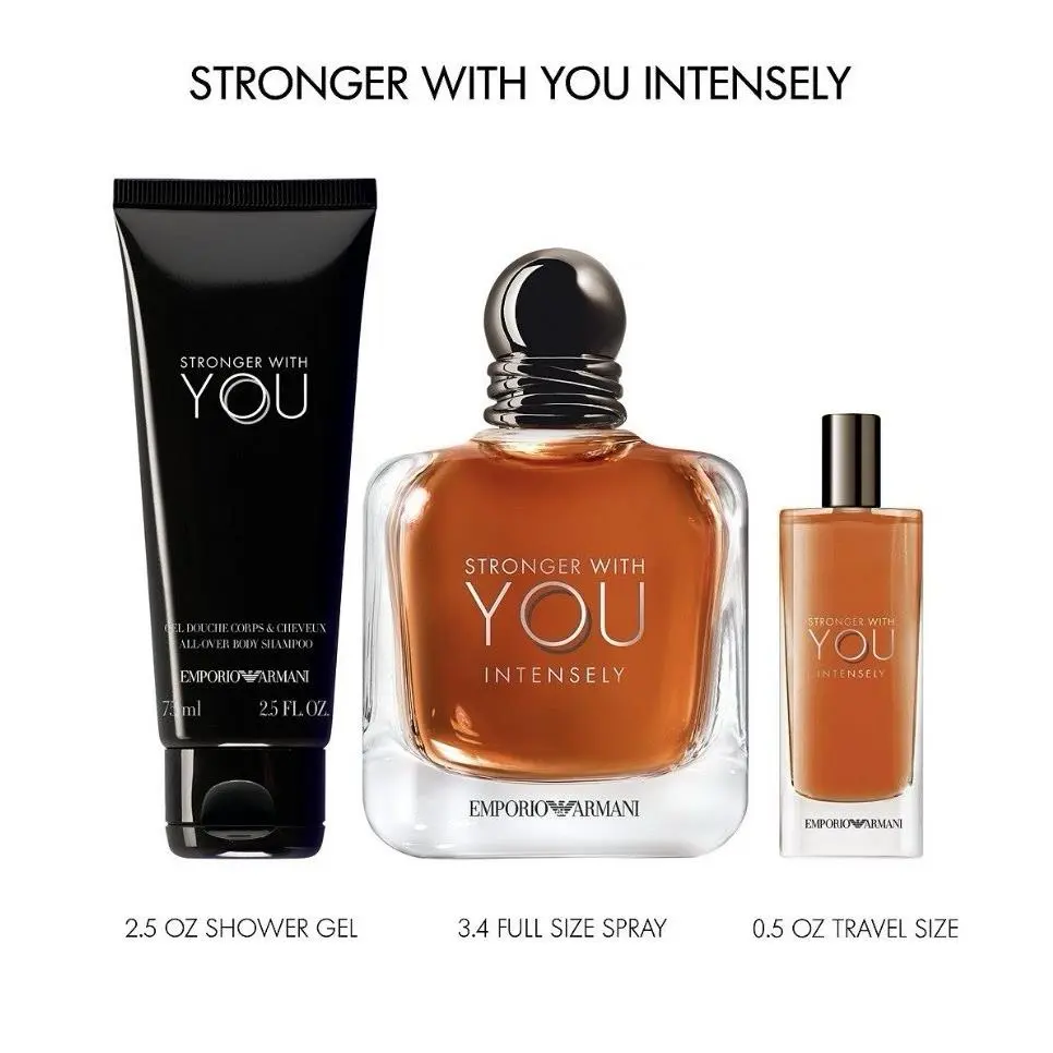 Giorgio Armani Stronger with You Intence 3-pcs Gift Set For Him