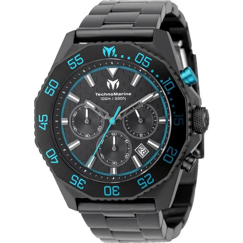 Technomarine Racing Legends Men`s 44mm Midnight Blue Chronograph Watch TM-525019