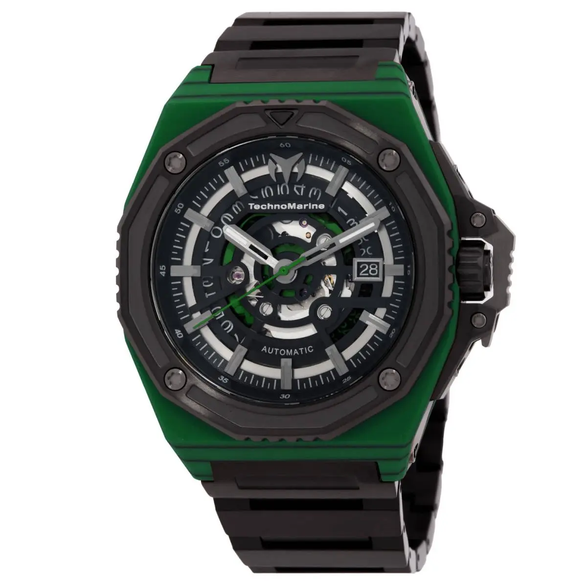 Technomarine Carbon Nautic Automatic Black Dial Men`s Watch TM-525002
