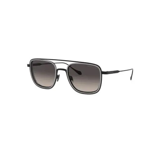 Unisex Sunglasses AR6086 326111 Black Dark Gray by Giorgio Armani