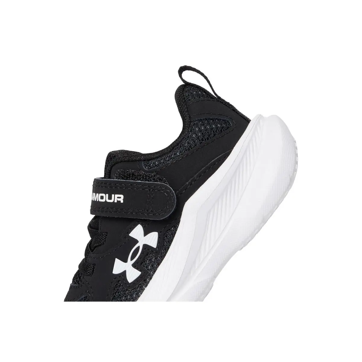 Under Armour shoes - Black/Black/White 4