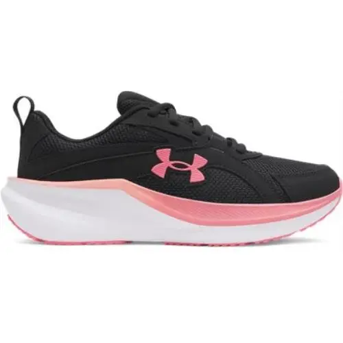 Under Armour Women`s Charged Assert 11 Wide Running Shoe Black/black/bittersweet - BLACK/BLACK/BITTERSWEET PINK
