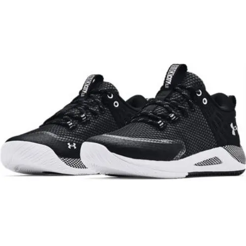 Under Armour shoes - BLACK-WHITE-METALLIC SILVER 2