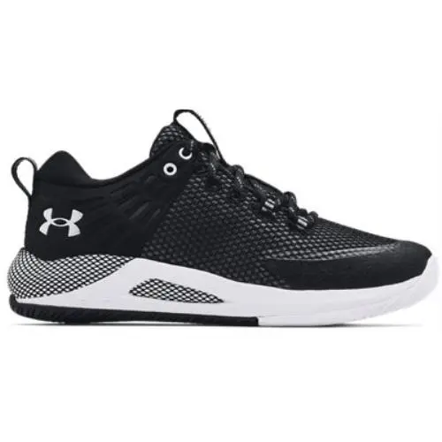 Under Armour shoes - BLACK-WHITE-METALLIC SILVER 4