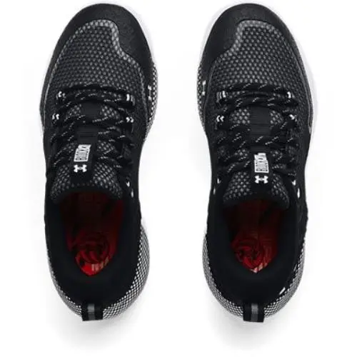 Under Armour shoes - BLACK-WHITE-METALLIC SILVER 6